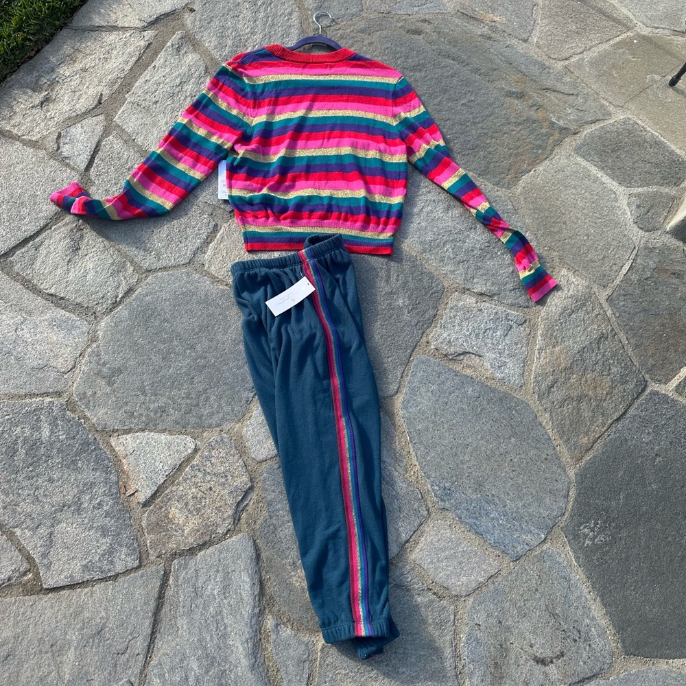 New spiritual gangster, women’s large sweater with medium sweatpants